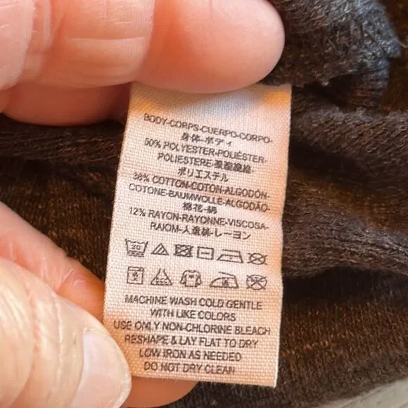 Free People We the Free Split Back‎ Gray Turtleneck Size Small - Picture 8 of 9